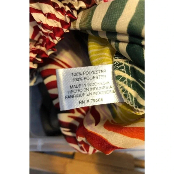 Violet & Clair Colorful Summer Blouse Women Size S - Picture 8 of 8